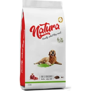 Natura Pet Natura Düşük Tahıllı Kuzu Etli ve Narlı Yetişkin Köpek Maması 2.75 kg