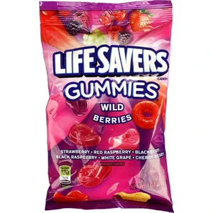Life Savers Wild Berries Gummies Candy Kırmızı Meyveli Şekerleme 198 gr