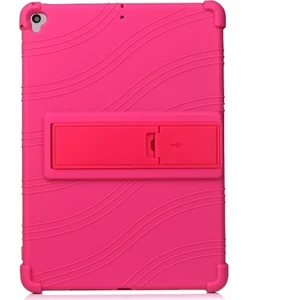Apple iPad 8,7.nesil 10.2"iPad Air 3 10.5" Standlı Darbe Emici Silikon Kılıf