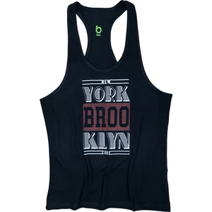 Unisex Siyah Fitness Gym Tank Top Sporcu Atleti Nybk