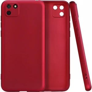 Huawei Y5P Kılıf Yumuşak Dokulu Silikon Bordo