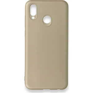 Huawei Honor Play Kılıf Yumuşak Dokulu Silikon Gold