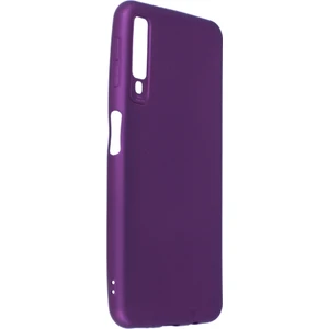 Samsung Galaxy A7 2018 Kılıf Yumuşak Dokulu Silikon Mürdüm