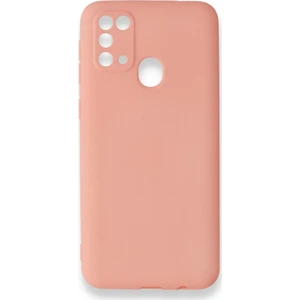 Samsung Galaxy M31 Kılıf Yumuşak Dokulu Silikon Pudra