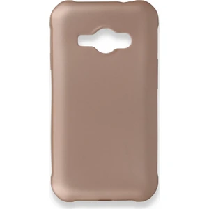 Samsung Galaxy J1 Ace Kılıf Yumuşak Dokulu Silikon Rose Gold