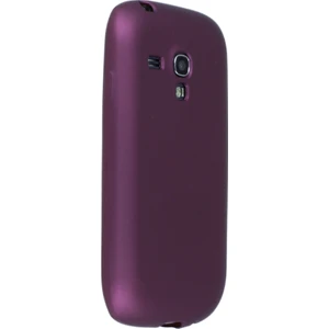 Samsung Galaxy I8190 / S3 Mini Kılıf Yumuşak Dokulu Silikon Mürdüm