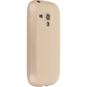 Samsung Galaxy I8190 / S3 Mini Kılıf Yumuşak Dokulu Silikon Gold