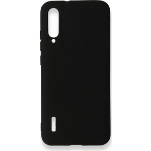 Xiaomi Mi A3 Kılıf Yumuşak Dokulu Silikon Siyah