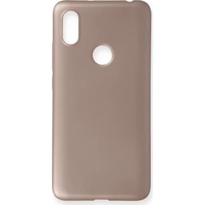 Xiaomi Redmi S2 Kılıf Yumuşak Dokulu Silikon Rose Gold
