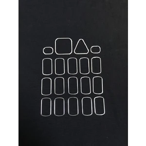 Mercedes Krom Tuş Çerçeve Set - W202 / W208