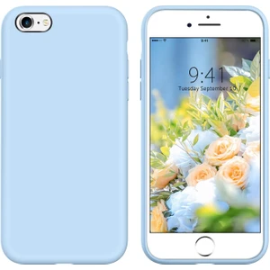 Apple iPhone 6 Plus Kılıf Liquid Lansman Silikon Hava Mavisi