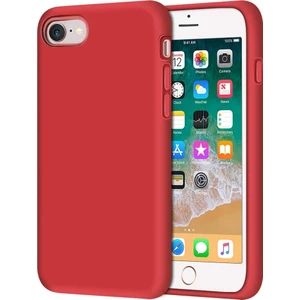 Apple iPhone 7 Kılıf Liquid Lansman Silikon Kırmızı