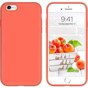 Apple iPhone 6 Plus Kılıf Liquid Lansman Silikon Turuncu