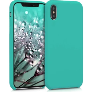 Apple iPhone x Kılıf Liquid Lansman Silikon Turkuaz