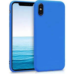 Apple iPhone x Kılıf Liquid Lansman Silikon Mavi