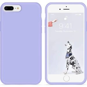 Apple iPhone 7 Plus Kılıf Liquid Lansman Silikon Lila