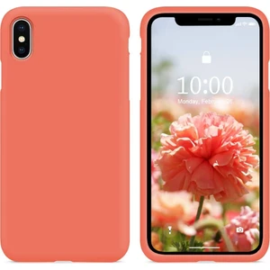 Apple iPhone Xr Kılıf Liquid Lansman Silikon Turuncu