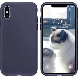 Apple iPhone Xr Kılıf Liquid Lansman Silikon Lacivert