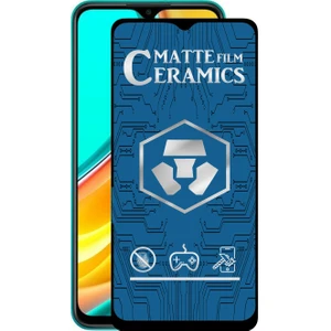 Case World Xiaomi Redmi 9 Tam Kaplayan Mat Seramik Nano Esnek Ekran Koruyucu