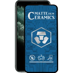 Case World Apple  iPhone 11 Pro Max Tam Kaplayan Mat Seramik Nano Esnek Ekran Koruyucu