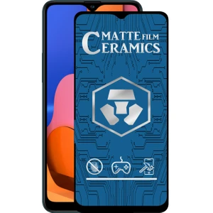 Case World Samsung Galaxy A20S Tam Kaplayan Mat Seramik Nano Esnek Ekran Koruyucu