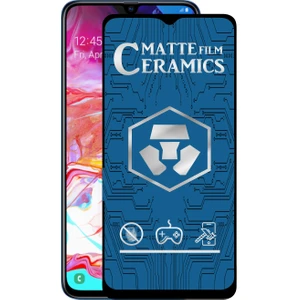 Case World Samsung Galaxy A70 Tam Kaplayan Mat Seramik Nano Esnek Ekran Koruyucu