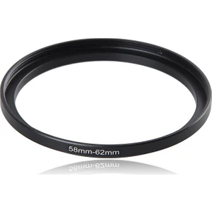 58-62MM Dönüştürücü Step Up Halka Filtre Adaptörü 58MM-62MM