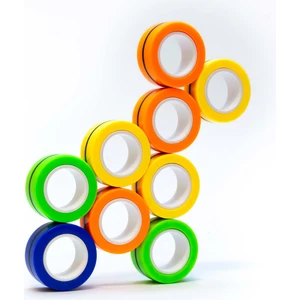 Magnetic Rings Stres Yüzüğü Turuncu Sarı Yeşil