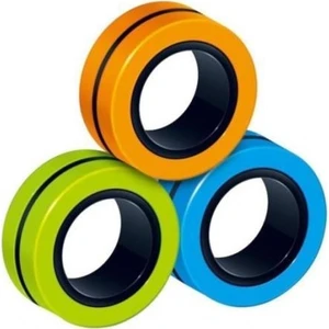 Magnetic Rings Stres Yüzüğü Mavi Turuncu Yeşil