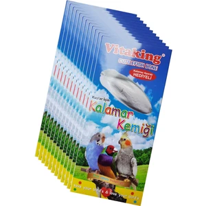 Kalamar Kemiği 12' li Box Kuşlar Için + Kafes Aparatı