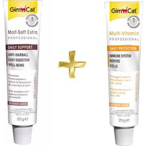 Anti-Hairball Malt Paste 20GR + Multivitamin Paste Kedi Vitamin 20GR