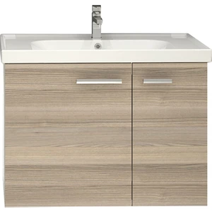 Terra 80 cm Mdf Banyo Dolabı Alt Modül ve Seramik Lavabo