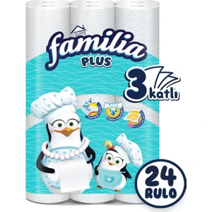 Plus Kağıt Havlu 24 Rulo (12 Rulo X 2 Paket)