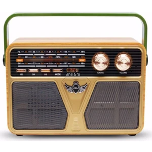 M-507 Bt Ahşap Radyo Fm USB Tf Bluetooth Hoparlör
