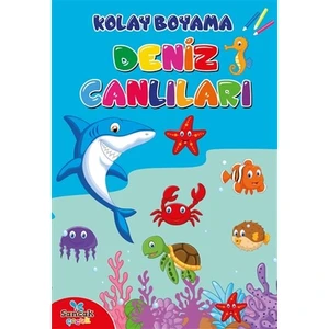 Sancak Çocuk - Kolay Boyama - Deniz Canlıları