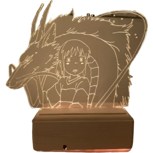Modiwa Design Spirited Away - Chihiro & Haku 16 Renk Gece Lambası