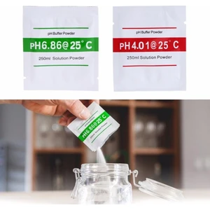 Tekno İstanbul  250 ml Ph Tampon Çözelti Tozu Ph Test Ölçüm Cihazı Tedbir Kalibrasyon 4.01 6.86