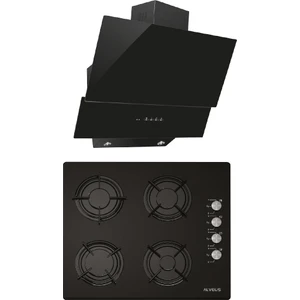 Pure Siyah 2'li Ankastre Set MOD3000-GLS640