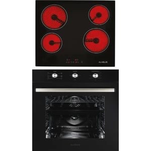 Vitro 614 Siyah 2'li Ankastre Set VİTRO641-MFA614