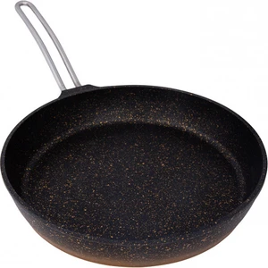 Kuvars 26 cm Siyah Gold Tava