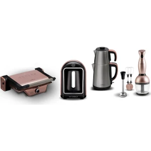 Gurme Plus Rosegold Elektrikli Çeyiz Seti