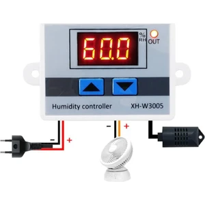 Emay Center XH-W3005 220V Dijital Nem Kontrol Cihazı 1500W Kuluçka Sera Depo