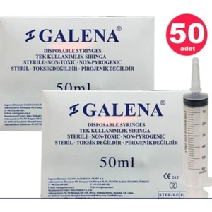 50 cc Beslenme Enjektörü Çam Uçlu Katater x 50 Adet