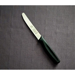 Tırtıklı Sebze ve Meyve Doğrama Bıçağı Siyah