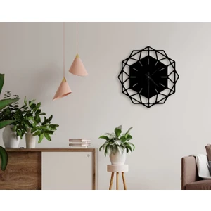 Bk Gift Dekoratif 45CM Ahşap Duvar Saati-67