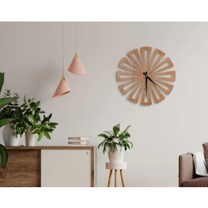 Bk Gift Dekoratif 45CM Ahşap Duvar Saati-63