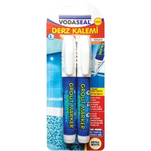 Beyaz Renkli Fayans Arası Ve Boşluk Doldurma Kalemi 2'Li