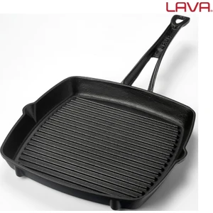 Metal Saplı Izgara Tava 26 x 26 cm. Kalp Figürlü