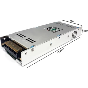 Adaptör 5V 60A Metal Kasa Fanlı