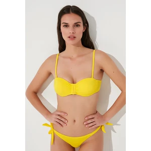 Sarı Basic Pop Bikini Üstü